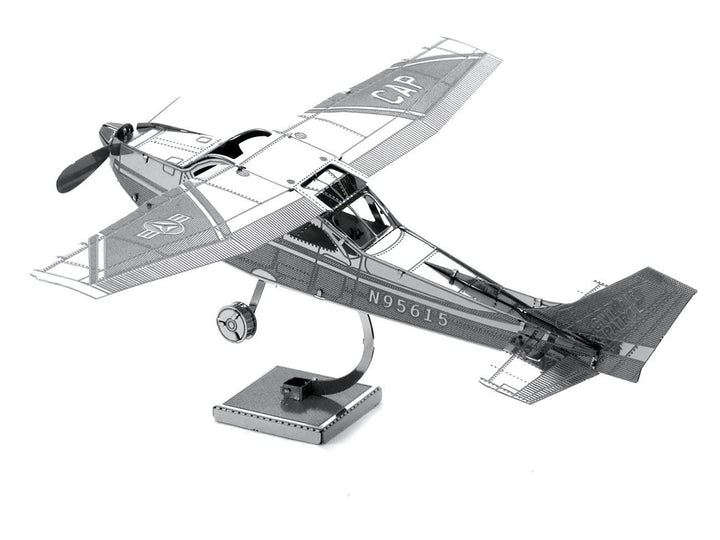 Model Kit Cessna 172 Skyhawk Aircraft (Moderate Difficulty) Steel Model by Metal Earth image 2