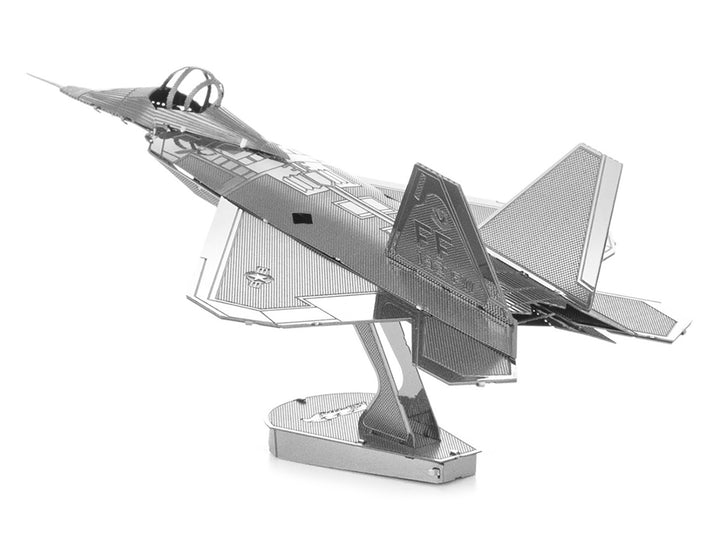 Model Kit Lockheed Martin F-22 Raptor Stealth Aircraft (Moderate Difficulty) Steel Model by Metal Earth image 2