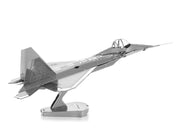 Model Kit Lockheed Martin F-22 Raptor Stealth Aircraft (Moderate Difficulty) Steel Model by Metal Earth image 3