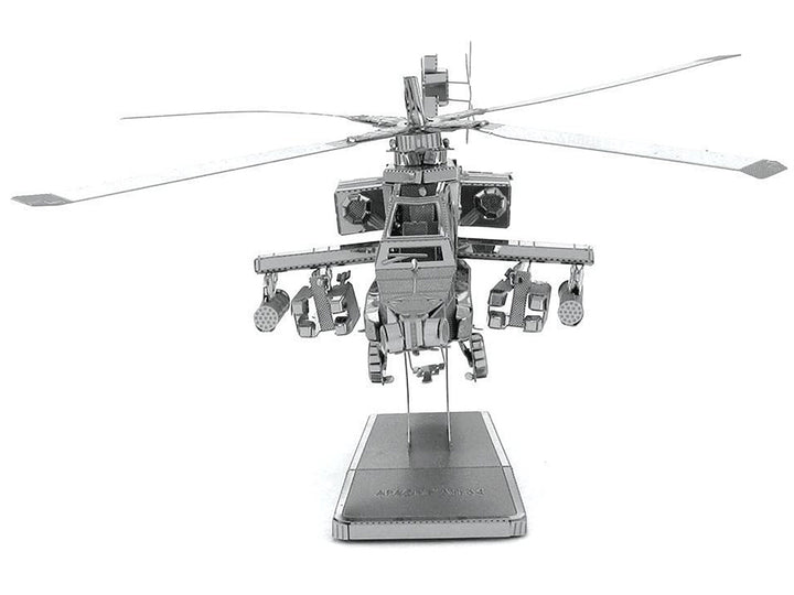 Model Kit Boeing AH-64 Apache Attack Helicopter (Moderate Difficulty) Steel Model by Metal Earth image 2