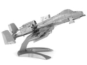 Model Kit Fairchild Republic A-10 Thunderbolt II "Warthog" Attack Aircraft (Moderate Difficulty) Steel Model by Metal Earth image 2