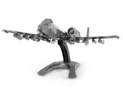 Model Kit Fairchild Republic A-10 Thunderbolt II "Warthog" Attack Aircraft (Moderate Difficulty) Steel Model by Metal Earth image 4