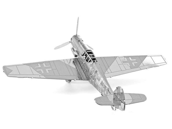Model Kit Messerschmitt BF-109 Fighter Aircraft "German Luftwaffe" (Moderate Difficulty) Steel Model by Metal Earth image 2