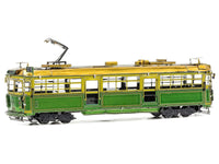 Model Kit Melbourne W-class Tram Green and Gold (Moderate Difficulty) Steel Model by Metal Earth image 3