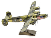 Model Kit Consolidated B-24 Liberator Bomber Aircraft "Diamond Lil" United States Army Air Forces (Challenging Difficulty) Steel Model by Metal Earth image 4