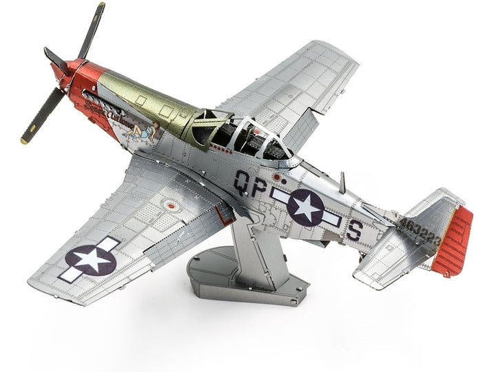 Model Kit North American P-51D Mustang Fighter Aircraft "Sweet Arlene" United States Army Air Forces (Challenging Difficulty) Steel Model by Metal Earth image 2