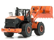 Model Kit Wheel Loader Orange and Black (Challenging Difficulty) Steel Model by Metal Earth image 4