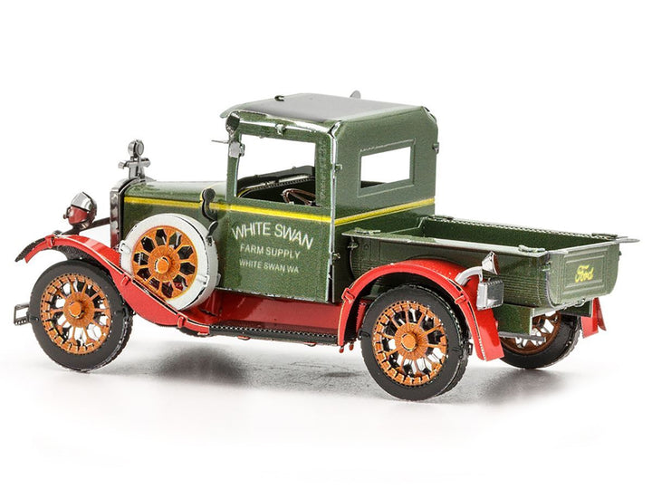 Model Kit 1931 Ford Model A Pickup Truck Green (Moderate Difficulty) Steel Model by Metal Earth image 2