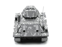 Model Kit Soviet T-34 Tank (Moderate Difficulty) Steel Model by Metal Earth image 4
