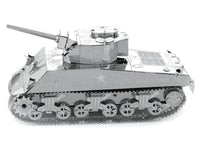 Model Kit American Sherman Tank (Moderate Difficulty) Steel Model by Metal Earth image 2