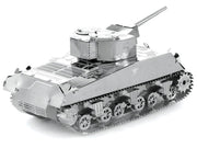 Model Kit American Sherman Tank (Moderate Difficulty) Steel Model by Metal Earth image 3