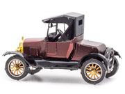 Model Kit 1925 Ford Model T Runabout Dark Red and Black (Moderate Difficulty) Steel Model by Metal Earth image 3