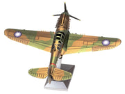 Model Kit Curtiss P-40 Warhawk Fighter-Bomber Aircraft "American Volunteer Group (AVG) Chinese Air Force" (Moderate Difficulty) Steel Model by Metal Earth image 3
