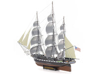 Metal Earth USS Constitution warship challenging steel model kit 1-PS2002, view 2