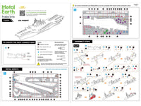 Model Kit USS Midway (CV-41) Aircraft Carrier (Challenging Difficulty) Steel Model by Metal Earth image 4