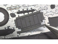 Model Kit 1989 Batmobile Black "Batman" (1989) Movie (Challenging Difficulty) Steel Model by Metal Earth image 4