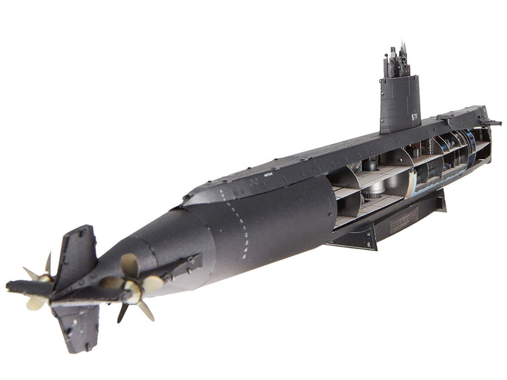 Model Kit USS Nautilus (SSN-571) Submarine "United States Navy" (Challenging Difficulty) Steel Model by Metal Earth image 2