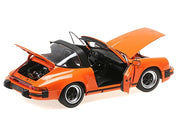 1983 Porsche 911 Carrera Targa 3.2 Orange 1/18 Diecast Model Car by Minichamps image 3