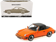 1983 Porsche 911 Carrera Targa 3.2 Orange 1/18 Diecast Model Car by Minichamps image 4