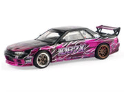 Pandem R32 "Echo Gao - 1087X" Black and Purple 1/64 Diecast Model Car by XCarToys image 2