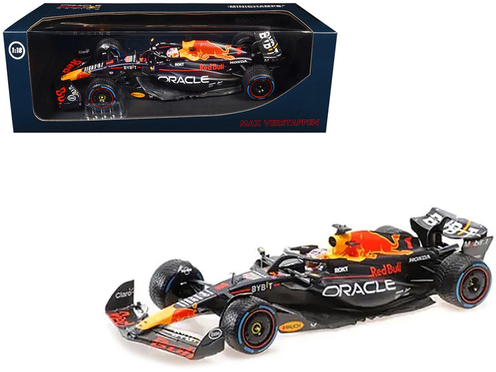 Red Bull Racing RB19 #1 Max Verstappen "Oracle" Winner F1 Formula One "Dutch GP" (2023) with Driver Limited Edition to 230 pieces Worldwide 1/18 Diecast Model Car by Minichamps image 2