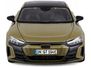2022 Audi RS e-tron GT Dark Green with Sunroof 1/18 Diecast Model Car by Bburago image 3