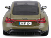 2022 Audi RS e-tron GT Dark Green with Sunroof 1/18 Diecast Model Car by Bburago image 4