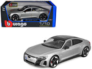 2022 Audi RS e-tron GT Silver Metallic with Sunroof 1/18 Diecast Model Car by Bburago image 4