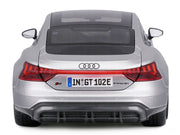 2022 Audi RS e-tron GT Silver Metallic with Sunroof 1/18 Diecast Model Car by Bburago image 5