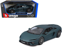 Bburago Lamborghini Temerario matte blue metallic opening frunk doors engine 1:18 11052BL, view 1