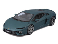 Bburago Lamborghini Temerario matte blue metallic opening frunk doors engine 1:18 11052BL, view 2