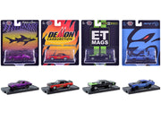 "Auto-Drivers" Set of 4 pieces in Blister Packs Release 128 Limited Edition to 9600 pieces Worldwide 1/64 Diecast Model Cars by M2 Machines