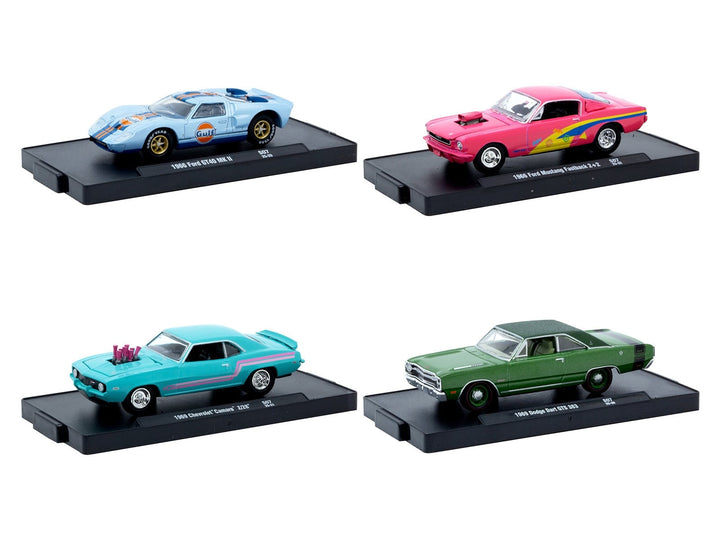 "Auto-Drivers" Set of 4 pieces in Blister Packs Release S07 Limited Edition to 7500 pieces Worldwide 1/64 Diecast Model Cars by M2 Machines image 2