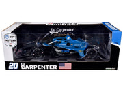 Dallara IndyCar #20 Ed Carpenter "Guy Care" Ed Carpenter Racing "NTT IndyCar Series" (2024) 1/18 Diecast Model Car by Greenlight image 3