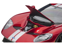 2017 Ford GT Liquid Red Metallic with Silver Stripes 1/12 Model Car by Autoart image 5
