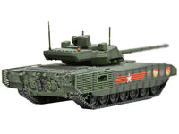Russian T14 Armata MBT (Main Battle Tank) Green Camouflage "Armor Premium" Series 1/72 Diecast Model by Panzerkampf image 3
