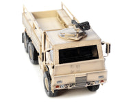 M1083 MTV (Medium Tactical Vehicle) Armored Cab Cargo Truck with Turret Desert Camouflage "US Army" "Armor Premium" Series 1/72 Diecast Model by Panzerkampf image 2