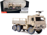 M1083 MTV (Medium Tactical Vehicle) Armored Cab Cargo Truck with Turret Desert Camouflage "US Army" "Armor Premium" Series 1/72 Diecast Model by Panzerkampf image 5