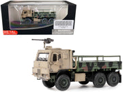 M1083 MTV (Medium Tactical Vehicle) Armored Cab Cargo Truck with Turret NATO Camouflage "US Army" "Armor Premium" Series 1/72 Diecast Model by Panzerkampf image 5