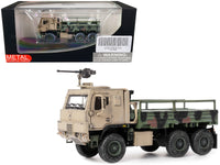M1083 MTV (Medium Tactical Vehicle) Armored Cab Cargo Truck with Turret NATO Camouflage "US Army" "Armor Premium" Series 1/72 Diecast Model by Panzerkampf image 5