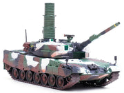 Leopard 2A4 Main Battle Tank with Snorkel "Winter Camouflage" German Army "Armor Premium" Series 1/72 Diecast Model by Panzerkampf image 2