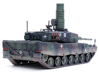Leopard 2A4 Main Battle Tank with Snorkel "3-Tone Camouflage" Ukrainian Army "Armor Premium" Series 1/72 Diecast Model by Panzerkampf image 5