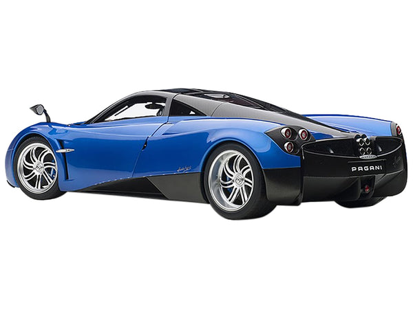 AUTOart Pagani Huayra metallic blue black top silver wheels 1:12 model 12232, view 1