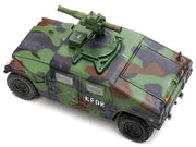 M1046 HUMVEE Tow Missile Carrier Green Camouflage "3rd Battalion 8th Marine Regiment Kosovo Force (KFOR)" (1999) "Military Miniature" Series 1/64 Diecast Model by Panzerkampf image 2
