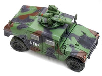 M1046 HUMVEE Tow Missile Carrier Green Camouflage "3rd Battalion 8th Marine Regiment Kosovo Force (KFOR)" (1999) "Military Miniature" Series 1/64 Diecast Model by Panzerkampf image 3