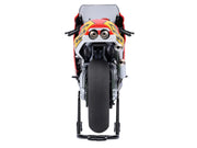 Honda NSR500 WGP500 Motorcycle #56 Red and White with Helmet "Baribari Legend" (1986) OVA 1/12 Model by Autoart image 4