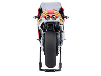Honda NSR500 WGP500 Motorcycle #56 Red and White with Helmet "Baribari Legend" (1986) OVA 1/12 Model by Autoart image 4