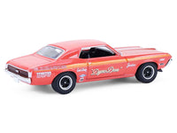 1969 Mercury Cougar Eliminator "Dyno Don" Red with Orange Stripes "GreenLight Muscle" Series 30 1/64 Diecast Model Car by Greenlight image 3