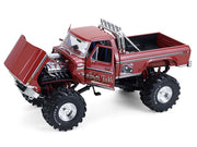 1979 Ford F-250 Monster Truck with 48-Inch Tires "Walkin' Tall" Red "Kings of Crunch" Series 1/18 Diecast Model Car by Greenlight image 3
