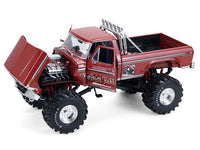 1979 Ford F-250 Monster Truck with 48-Inch Tires "Walkin' Tall" Red "Kings of Crunch" Series 1/18 Diecast Model Car by Greenlight image 3